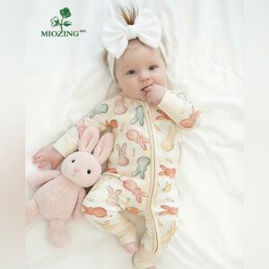 NIP Miozing Bamboo Bunny Pajamas size 18-24 Months